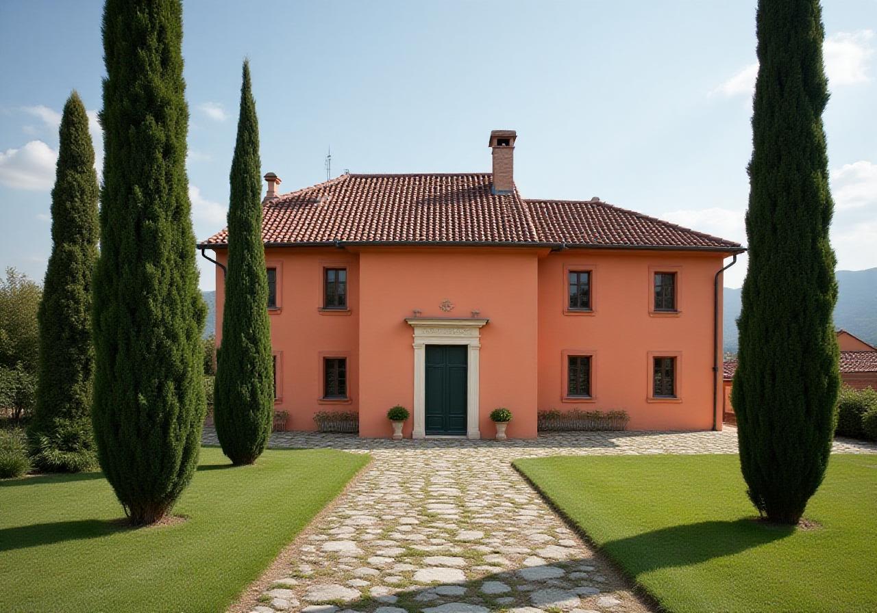 Sistema fotovoltaico invisibile su villa storica